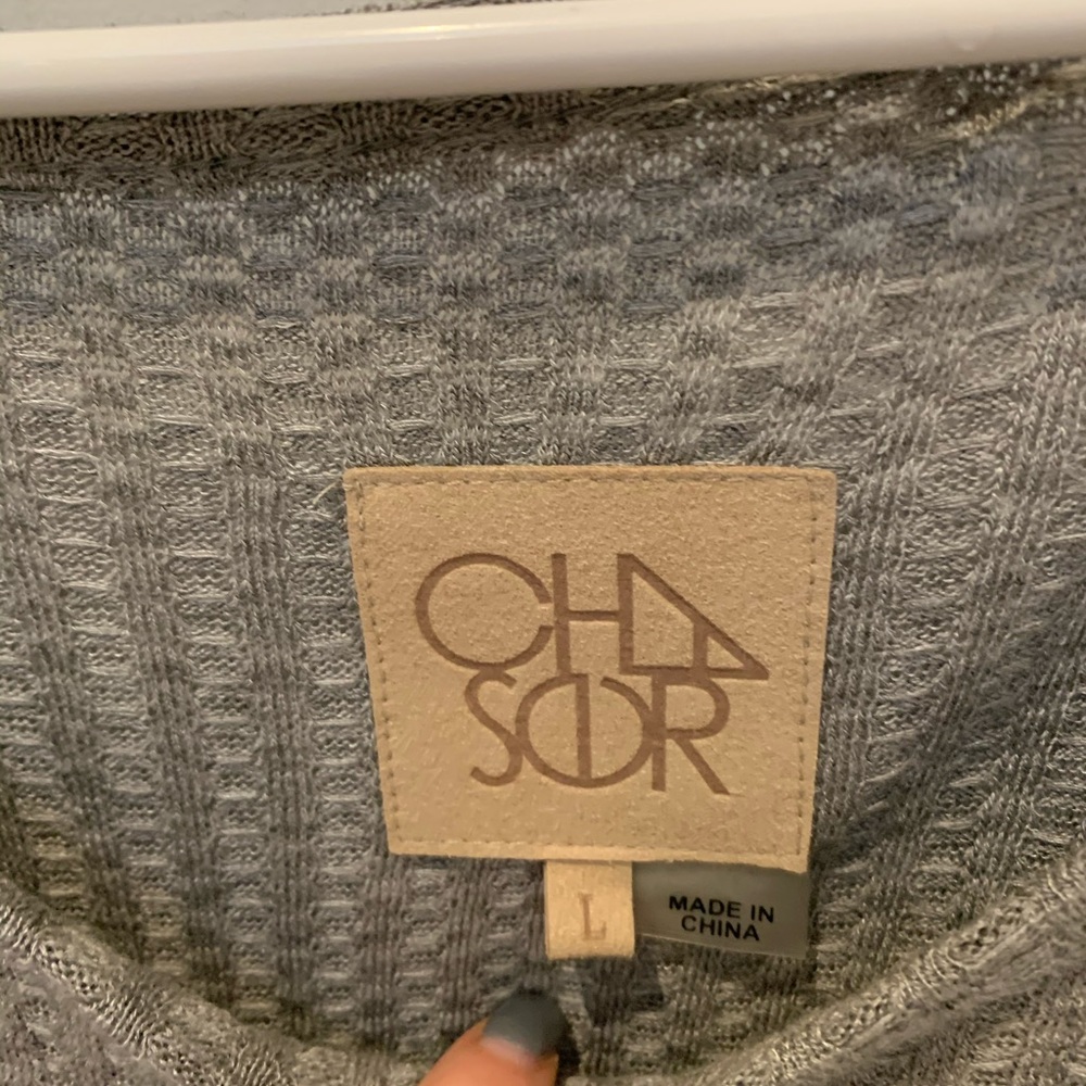 Chaser Long Sleeve Thermal Waffle Shirt - Picture 3 of 7
